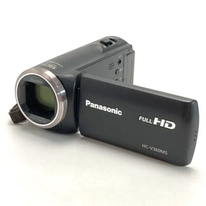 Panasonic HD Camcorder V360MS 16GB Black 90x Zoom 2.2MP HC-V360MS-K From Japan - Picture 1 of 9