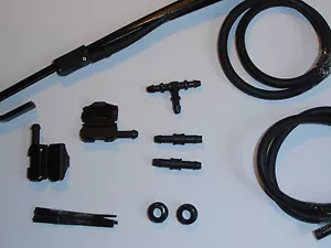  Windscreen Washer Jets Conversion Kit VOLVO from bonnet/scuttle to Wiper Arms) - Picture 1 of 8