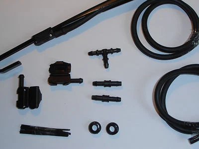 Windscreen Washer Jets Conversion Kit PEUGEOT bonnet/scuttle to Wiper Arms) - Image 1 of 4
