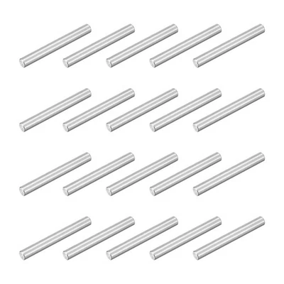 40Pcs M3x25mm 304 Stainless Steel Dowel Pin, Cylindrical Shelf Support Peg Pin Foto 1 de 4