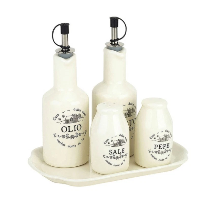 Tognana set olio aceto pepe sale dolce casa portaspezie - Immagine 1 di 1