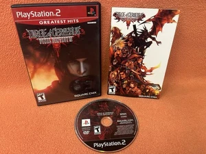 Dirge of Cerberus Final Fantasy VII PlayStation 2 PS2 Juego TARJETA REGULAR ¡Completo! - Imagen 1 de 4