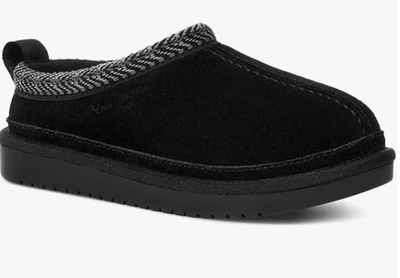 Chinelo Koolaburra da UGG Burree preto novo com etiquetas US$ 79 - Infantil EUA 12/Reino Unido 11/UE30 - Imagem 1 de 4