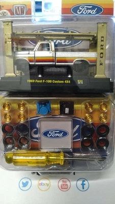 Kit modello macchine M2 1969 Ford F-100 personalizzato 4x4 Chase 750 pz (NG05) - Immagine 1 di 3