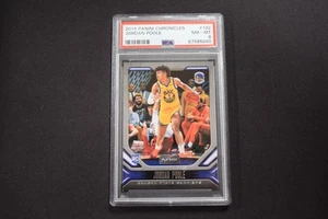 Jordan Poole 2019 Panini Chronicles Playbook Rookie #192 PSA 8 NM-Mint - Picture 1 of 2