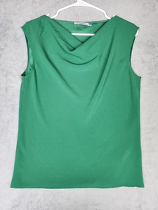 M.M. Lafleur Nora Top Eco Soft Wave Womens Small Clover Green Drape Neck Tank - Picture 1 of 9