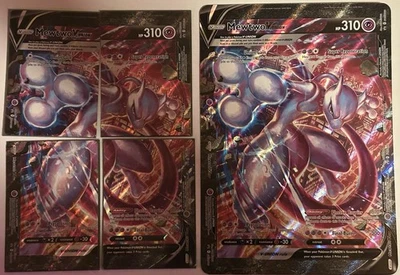 Mewtwo V-UNION and jumbo card [Set of 4] SWSH: Sword & Shield Promo Cards Holo - Image 1 of 4