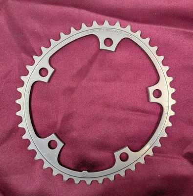 Shimano Biopace Chainring 42t 130 BCD 3/32" Anodized - Image 1 of 4