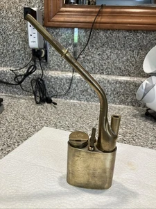 Vintage brass engraved Water Pipe - Picture 1 of 13