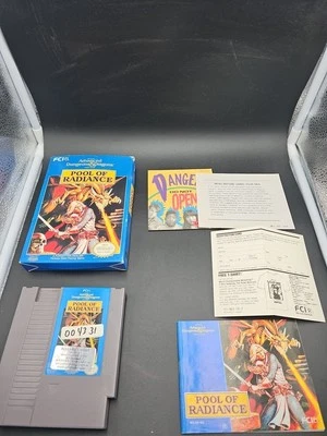 Advanced D&D: Pool of Radiance (Nintendo NES) CIB Complete Box Manual Reg Card - Image 1 of 4