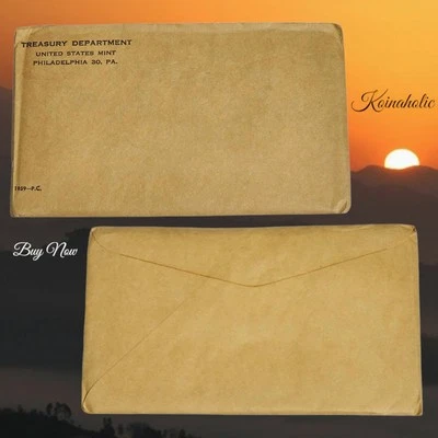 1959 UNOPENED Silver Proof Set with OGP-COA, 50C 25C 10C 5C 1C, From Storage  - Image 1 of 4