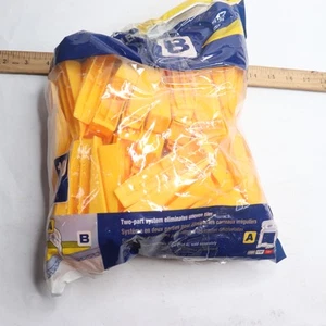QEP Xtreme Yellow Wedge, Part B of Two-Part Tile Leveling System 100-Pack - Picture 1 of 4