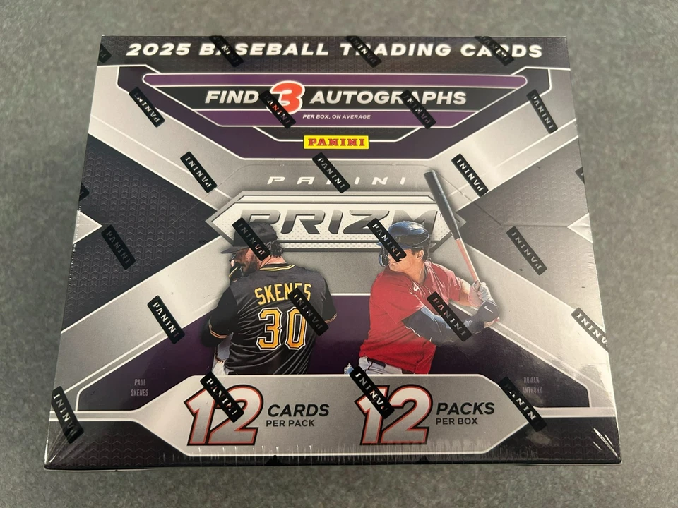 Хобби-бокс 2025 Panini Prizm бейсбол в заводской упаковке - Изображение 1 из 1