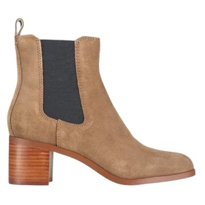 Botines Chelsea Steve Madden Rockwell nuevos sin etiquetas en gamuza coñac - talla 9 - Imagen 1 de 9