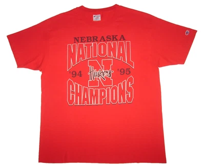 Camiseta masculina GG Champion Nebraska Huskers Champions 94 - 95 - Imagem 1 de 4
