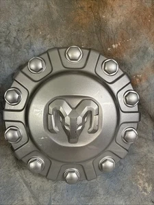 2019-2024 Dodge Ram 4500 5500 10 Lug Front OEM Silver Center Cap PN:62497B - Picture 1 of 14