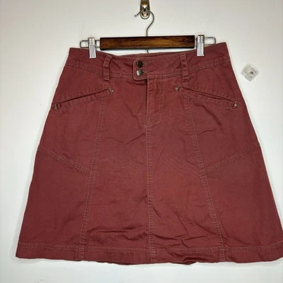 Falda ROYAL ROBBINS 6 Roja Granate Informal Exterior Gorpcore Athleisure Granola Prep Foto 1 de 4