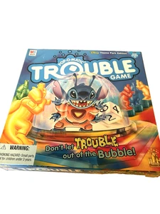Hasbro Disney Trouble Brettspiel Stitch Pop-O-Matic Familienspaß für Kinder & Erwachsene - Bild 1 von 7