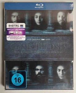 GAME OF THRONES: Die komplette 6. Staffel im Schuber - Blu-Ray - NEU & OVP - Bild 1 von 6