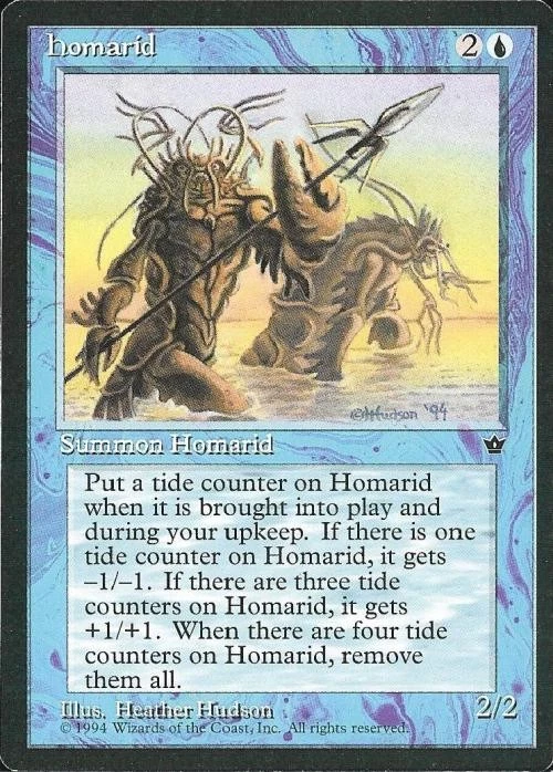 Homarid (2) - Light Play MTG Fallen Empires - Image 1 of 1