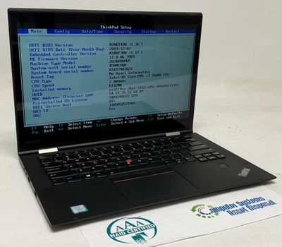 Lenovo ThinkPad X1 Yoga Touch 14" (i7-7600u - 8GB RAM - 512GB SSD - Win11Home) Foto 1 de 4