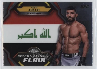 2024 Topps Chrome UFC International Flair Amir Albazi #IFL-1 - Image 1 of 2