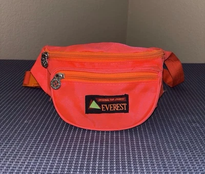 Riñonera deportiva vintage Everest original para hombre mujer rosa neón Foto 1 de 4