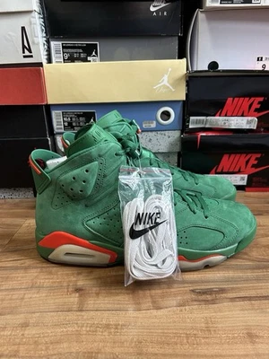 Nike Air Jordan 6 Retro NRG Gatorade AJ5986 335 Talla 11 Verde Naranja Sin Caja Foto 1 de 4