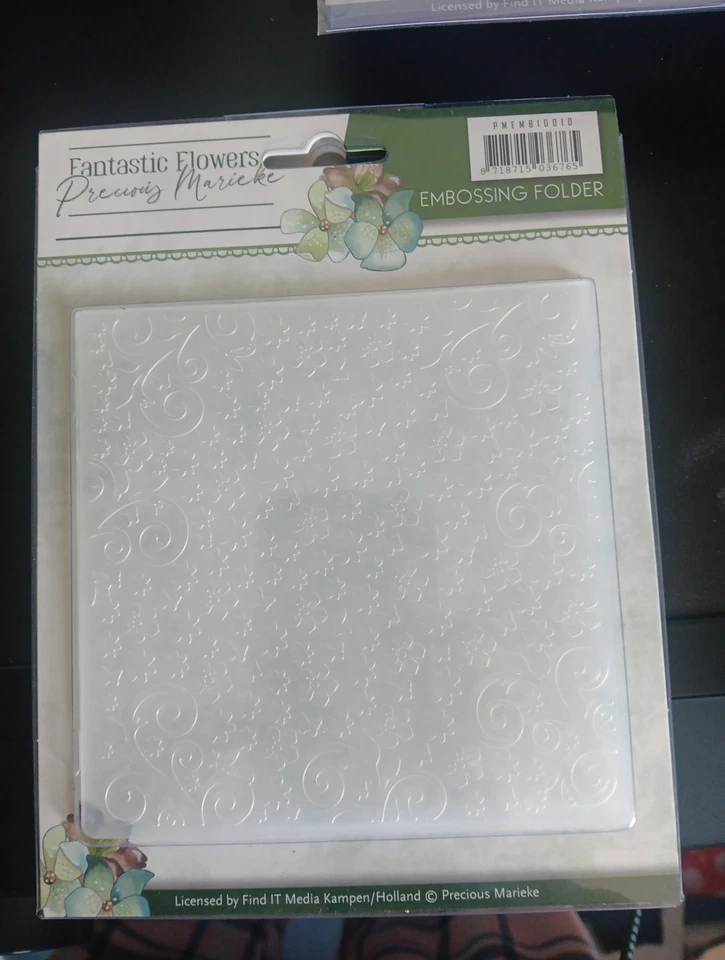 VENDITA CARTELLA GOFFRATURA PER SCRAPBOOKING NUOVA (SEF40) FIORI FANTASTICI 15X15 CM - Immagine 1 di 2
