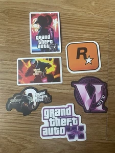Grand Theft Auto VI Rockstar Games Stickers Gaming Merchandise - Picture 1 of 1