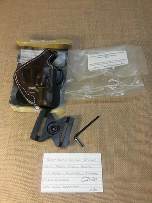 Tagua R/H Rotating Paddle Holster for Smith & Wesson J Frame and Taurus Revolver - Image 1 of 4