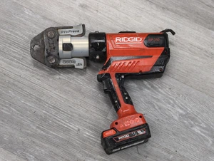 RIDGID ProPress RP 350 Pressa utensile senza fili 18 V - Rosso con batteria, ganascia pressa 1/2" - Foto 1 di 3