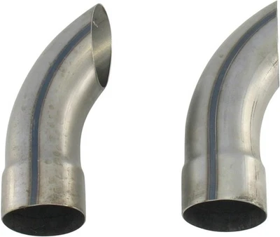 Patriot Exhaust H3813 3" Inlet/Outlet 9" Length Turnout Silver  - Image 1 of 2