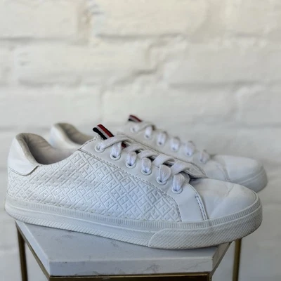女士 Tommy Hilfiger 白色运动休闲鞋 6M 码 — 第 1/4 张图片