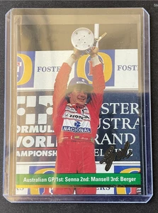 1992 Ayrton Senna Grid #115 Formula 1 Australian GP - Picture 1 of 2