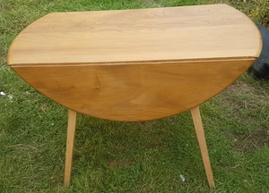1960 Ercol Drop Leaf Table Light Finish Model 384. - Picture 1 of 7