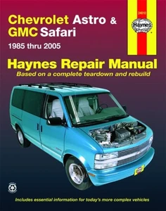 Chevrolet Astro and GMC Safari (1985-2005) Haynes Repair Manual (USA): 1985-0 - Picture 1 of 1