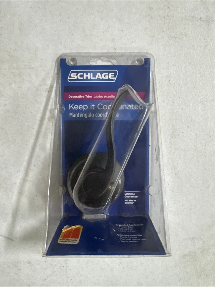 Schlage Door Handle Lever Accent Aged Bronze F170 V ACC 716 Non-turning Left H