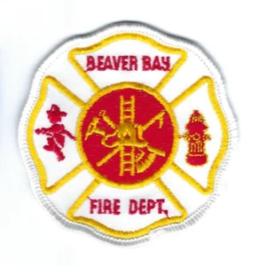 *RARE* Beaver Bay (Lake County) MN Minnesota Fire Dept. patch - NEW! pop=119 - Picture 1 of 1