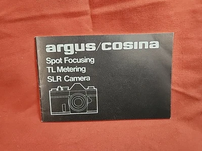 Argus Cosina Spot Focusing TL Metering SLR Camera Instruction Manual - Image 1 of 4