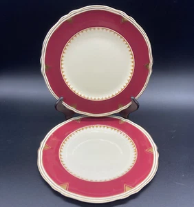 2 Vintage Grindley Creampetal Chandos 8" Salad Plate Set Staffordshire England - Picture 1 of 6