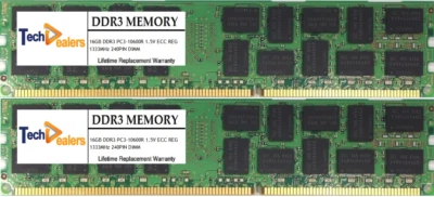 32GB 2X16GB DDR3 1333MHz ECC REG MEMORY FOR 2010 APPLE MAC PRO 5,1 - Image 1 of 3