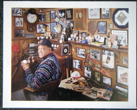 WILLIE MAYS 16 X 20 GLOSSY HOF MLB DAVID M. SPINDEL COA LIMITED EDITION PRINT Cover