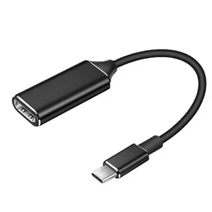 Plug&Play USB 3.1 Cable Type-C to HDMI Adapter Phone PC Laptop Tablet To TV HDTV - Picture 1 of 12