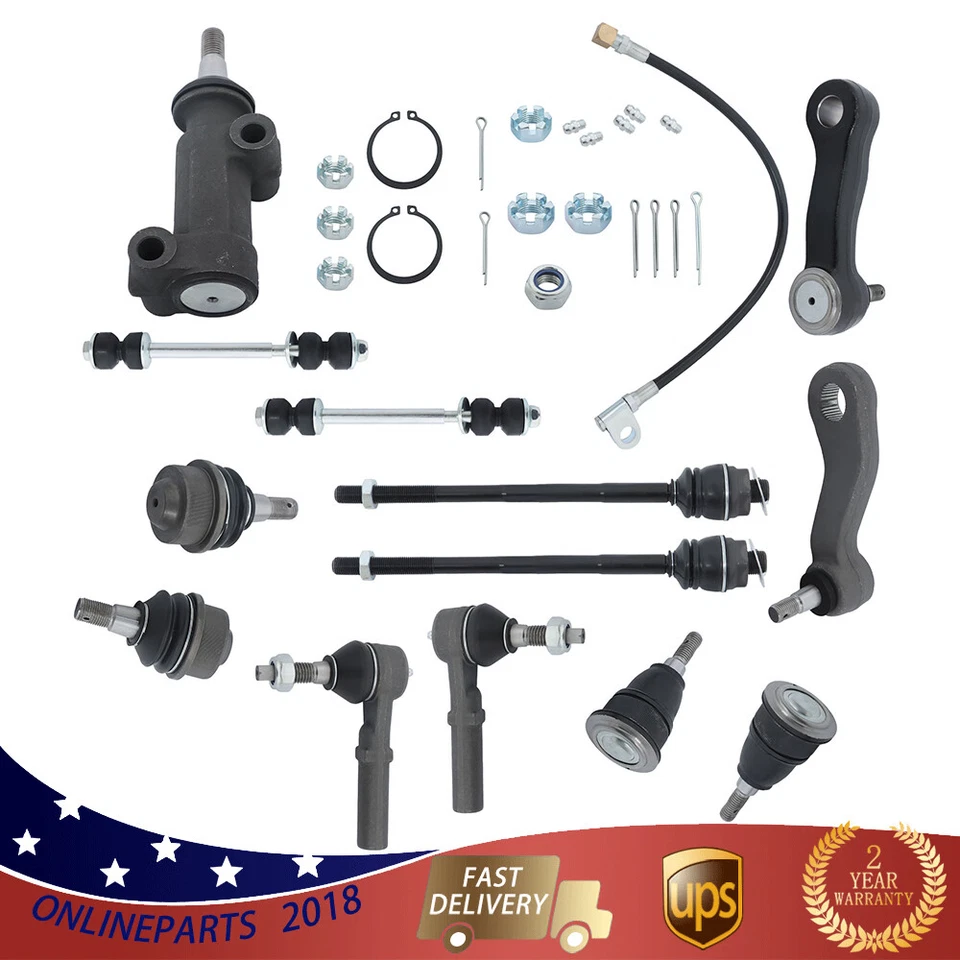 Kit de suspensión delantera para Chevrolet Suburban 1500 2000-06 brazo Pitman extremos de varilla de amarre Foto 1 de 4