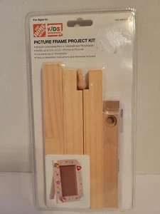 The Home Depot Kids Workshops Fun Picture Frame Wooden Project Kit Craft age6+ - Picture 1 of 4