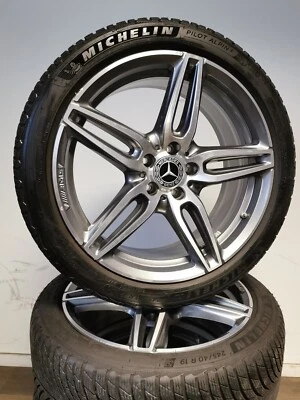 4 Winterräder 245 40 R19 Mercedes E Klasse W213 AMG 19" Alufelgen Reifen - Bild 1 von 4