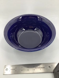 RARO SIN USAR Fiesta Pedestal Fruta Servir Cuenco Azul Cobalto Descontinuado P444 - Imagen 1 de 7