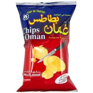 Patatas fritas Omán sabor chile original 10 x 25 g شبس عمان بنكهة الفلفل - Imagen 1 de 1