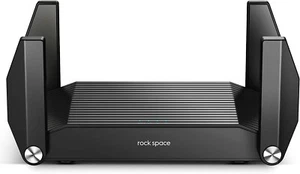 🔥Rock Space WiFi 6 Router, AX1800, Wireless Router, MU-MIMO, OFDMA 802.11ax🔥 - Picture 1 of 5
